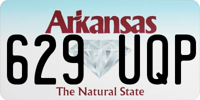 AR license plate 629UQP