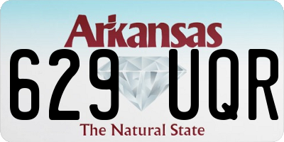 AR license plate 629UQR
