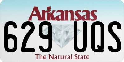 AR license plate 629UQS