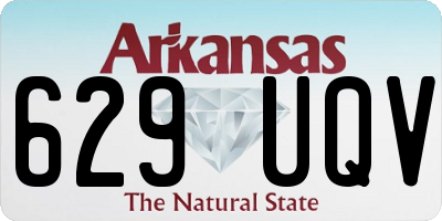AR license plate 629UQV