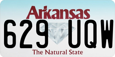 AR license plate 629UQW