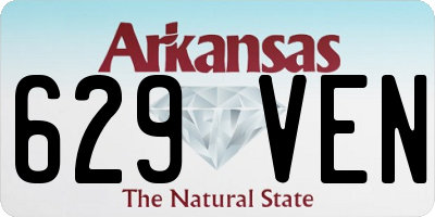 AR license plate 629VEN