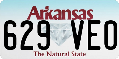 AR license plate 629VEO