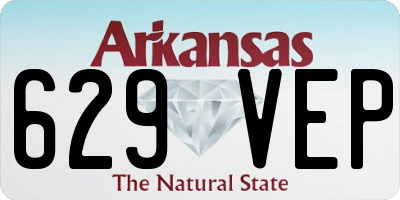 AR license plate 629VEP