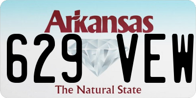AR license plate 629VEW