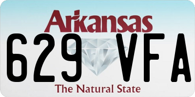 AR license plate 629VFA