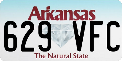 AR license plate 629VFC