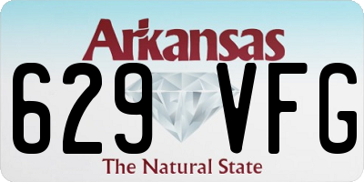 AR license plate 629VFG