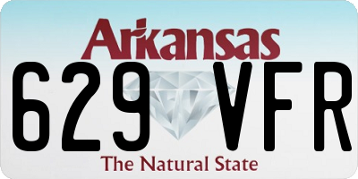 AR license plate 629VFR