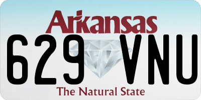 AR license plate 629VNU