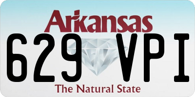 AR license plate 629VPI