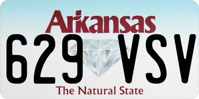 AR license plate 629VSV
