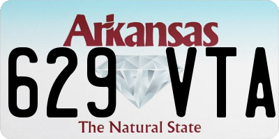 AR license plate 629VTA