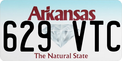 AR license plate 629VTC