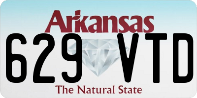 AR license plate 629VTD