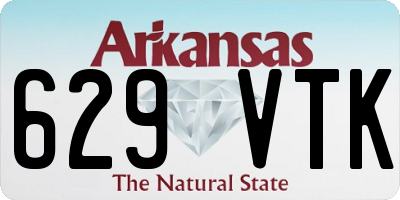 AR license plate 629VTK