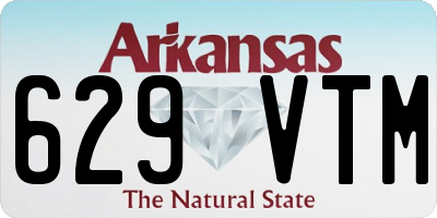 AR license plate 629VTM