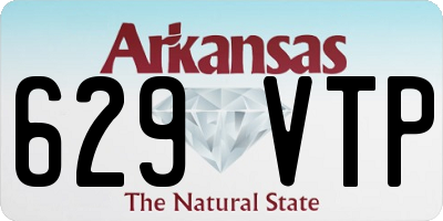 AR license plate 629VTP