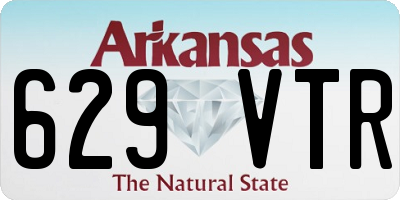 AR license plate 629VTR