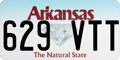 AR license plate 629VTT