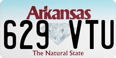 AR license plate 629VTU