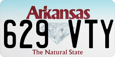 AR license plate 629VTY