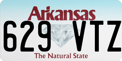 AR license plate 629VTZ