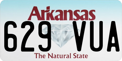 AR license plate 629VUA
