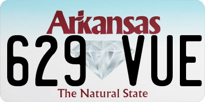 AR license plate 629VUE