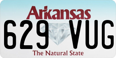 AR license plate 629VUG