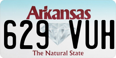 AR license plate 629VUH