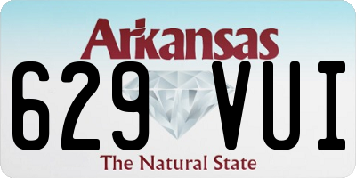 AR license plate 629VUI
