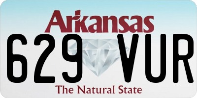 AR license plate 629VUR
