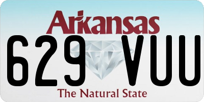 AR license plate 629VUU