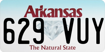 AR license plate 629VUY