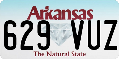 AR license plate 629VUZ