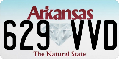 AR license plate 629VVD