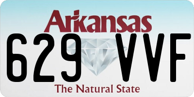 AR license plate 629VVF
