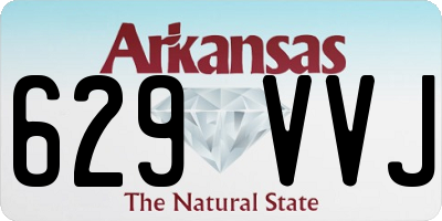 AR license plate 629VVJ