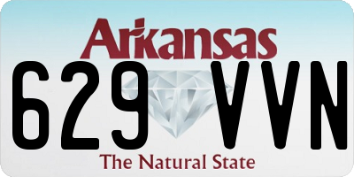 AR license plate 629VVN