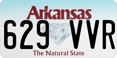 AR license plate 629VVR