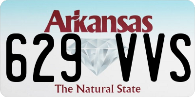 AR license plate 629VVS