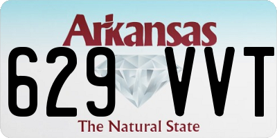 AR license plate 629VVT