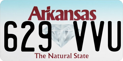 AR license plate 629VVU