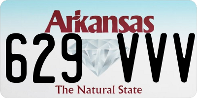 AR license plate 629VVV