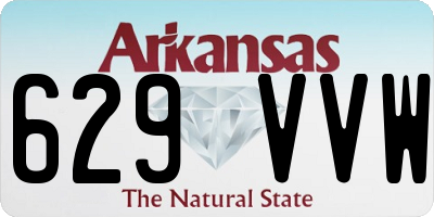 AR license plate 629VVW