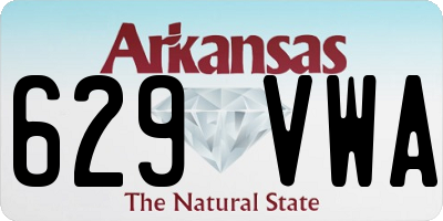 AR license plate 629VWA
