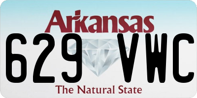 AR license plate 629VWC