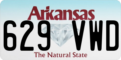 AR license plate 629VWD
