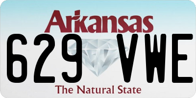AR license plate 629VWE